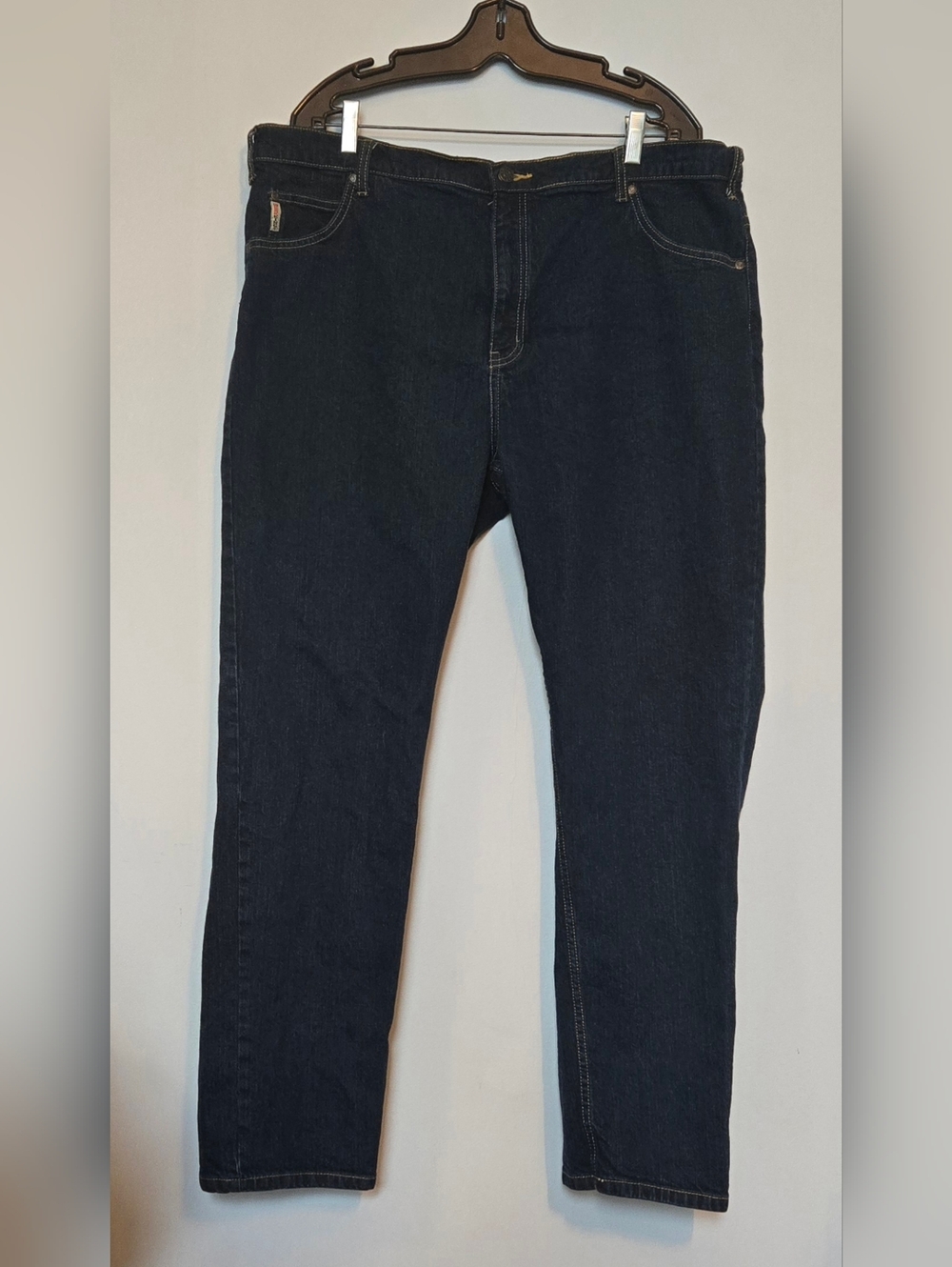 Men's WorkKing Dark Wash Straight-Leg Jeans NWOT  size 42W 32L